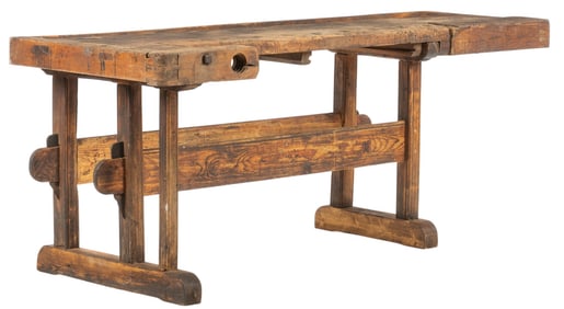Vintage Wooden Workbench