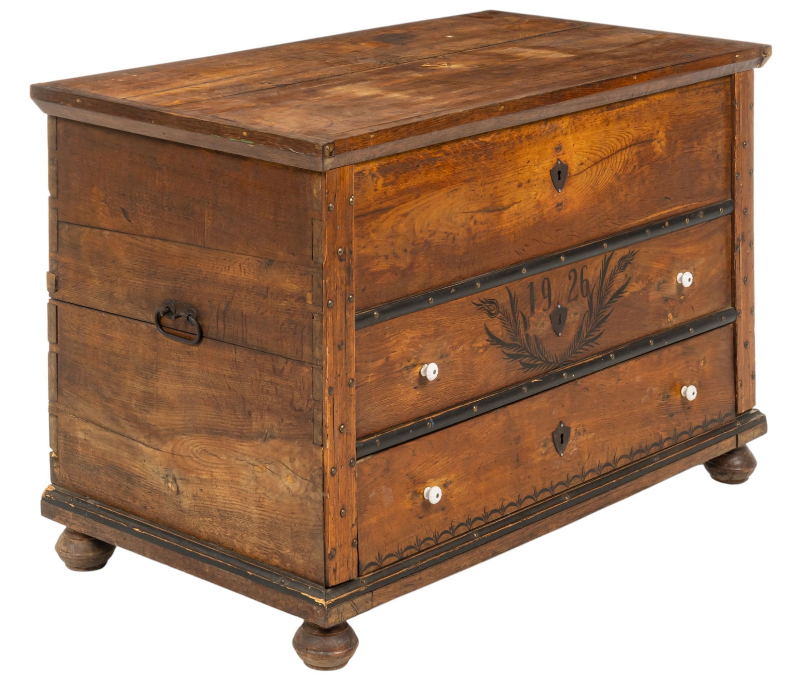 Antique Wooden Chest (1 of 14)