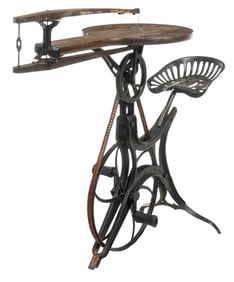 WF John Barnes Co. Cast Iron Pedal Scroll Saw