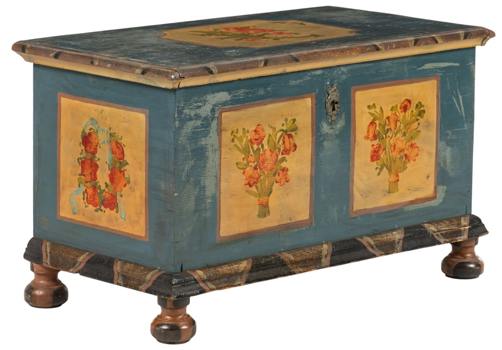 Painted Wedding Chest (1 of 9)