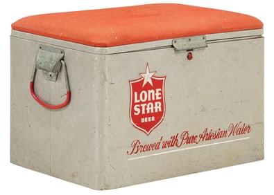 Vintage Lone Star Beer Ice Chest