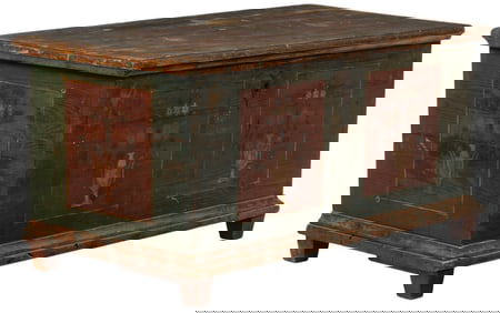 Painted Wedding Chest