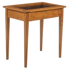 Specimen Display Table with Felt Lining