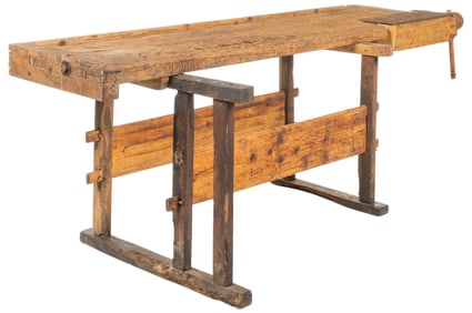 Rustic Wooden Work Bench