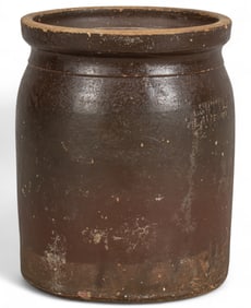 L. Suttle Laverne Stoneware Churn, Half Gallon