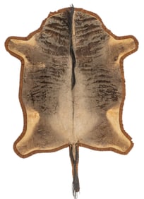 Wildebeest Hide Rug, 8 ft. x 5 ft.