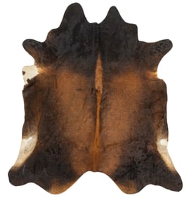 Cowhide Rug, 7 ft. 6 in. x 6 ft. 9 in.