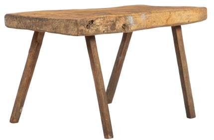 Rustic Butcher Block Table
