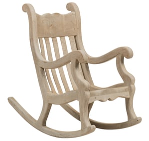 Rustic Outdoor Rocking Chair