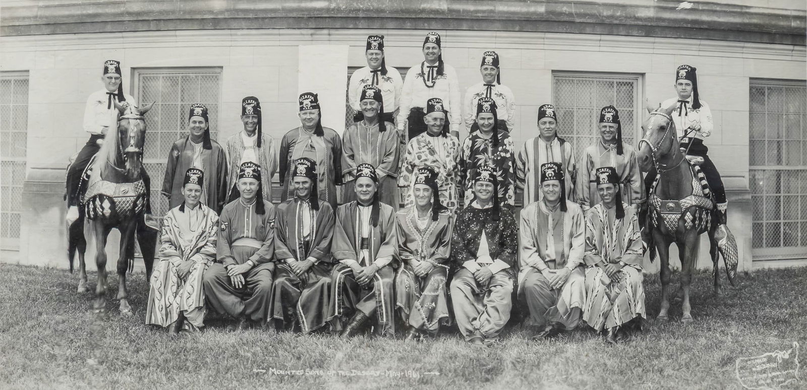 E. O. Goldbeck, Shriners Group Photo, 1925 (1 of 6)