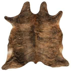 Brindle Cowhide Rug, 6 ft. 4 in. x 6 in.