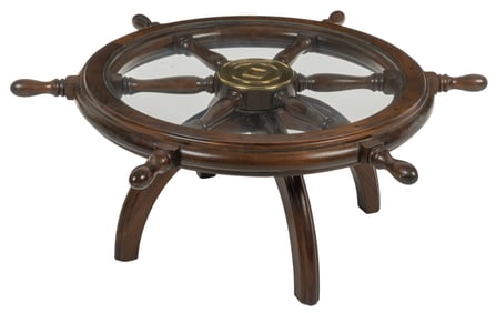 Ship's Wheel Coffee Table