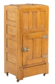 Vintage Wooden Ice Box