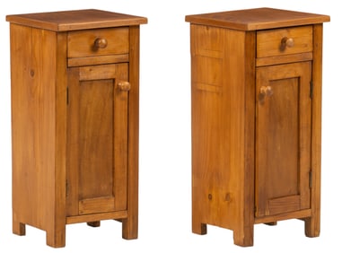 Pair of Farmhouse Nightstands