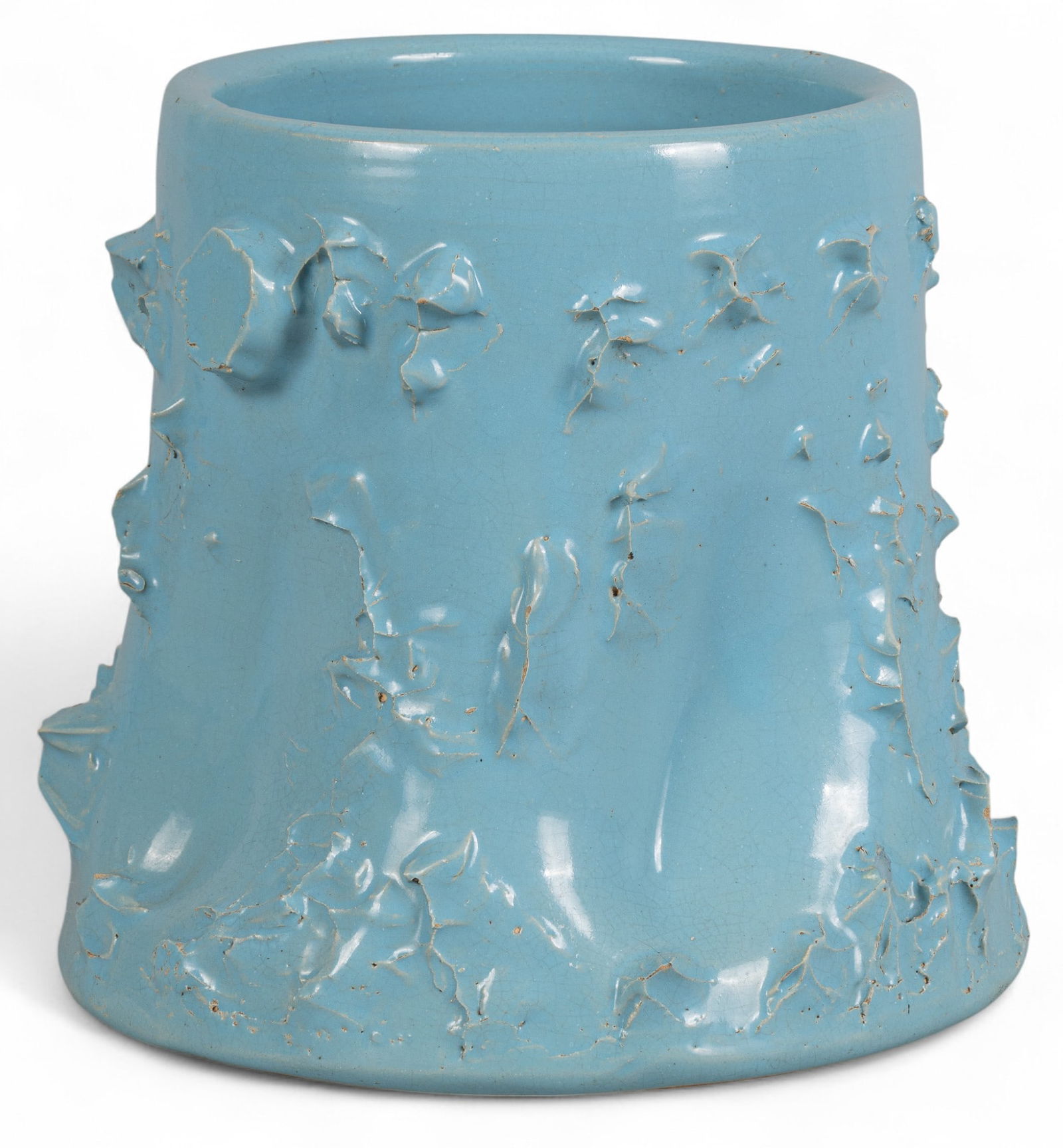 Byrd Pottery, Tree Stump Planter (1 of 6)