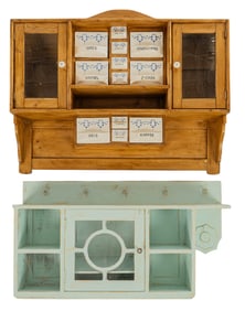 Two Wall-Mounted Cabinets