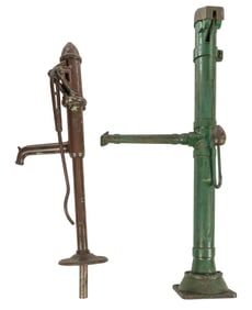 (2) Cast Iron Water Pumps