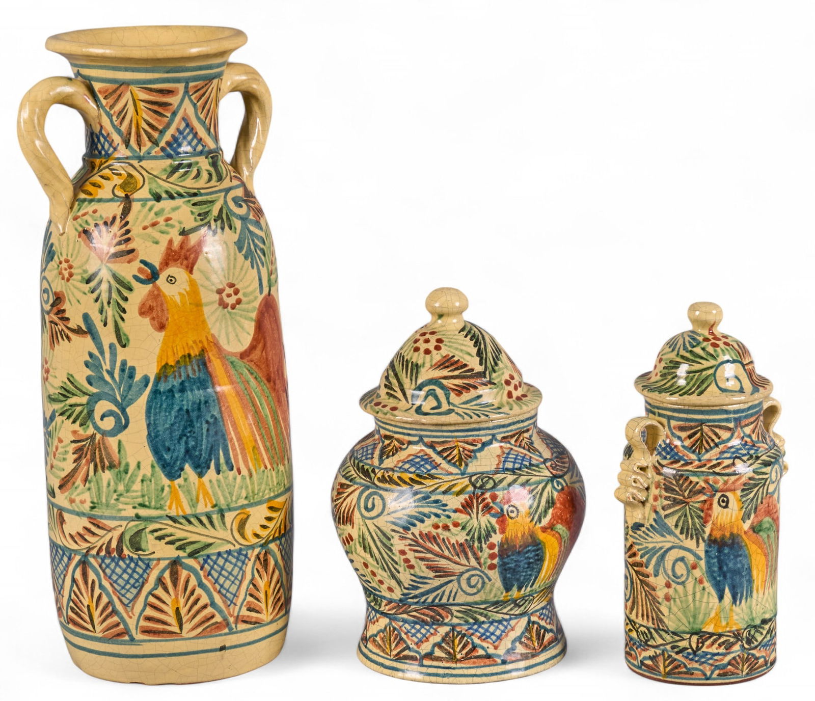 (3) Casal Mexican Glazed Pottery (1 of 8)