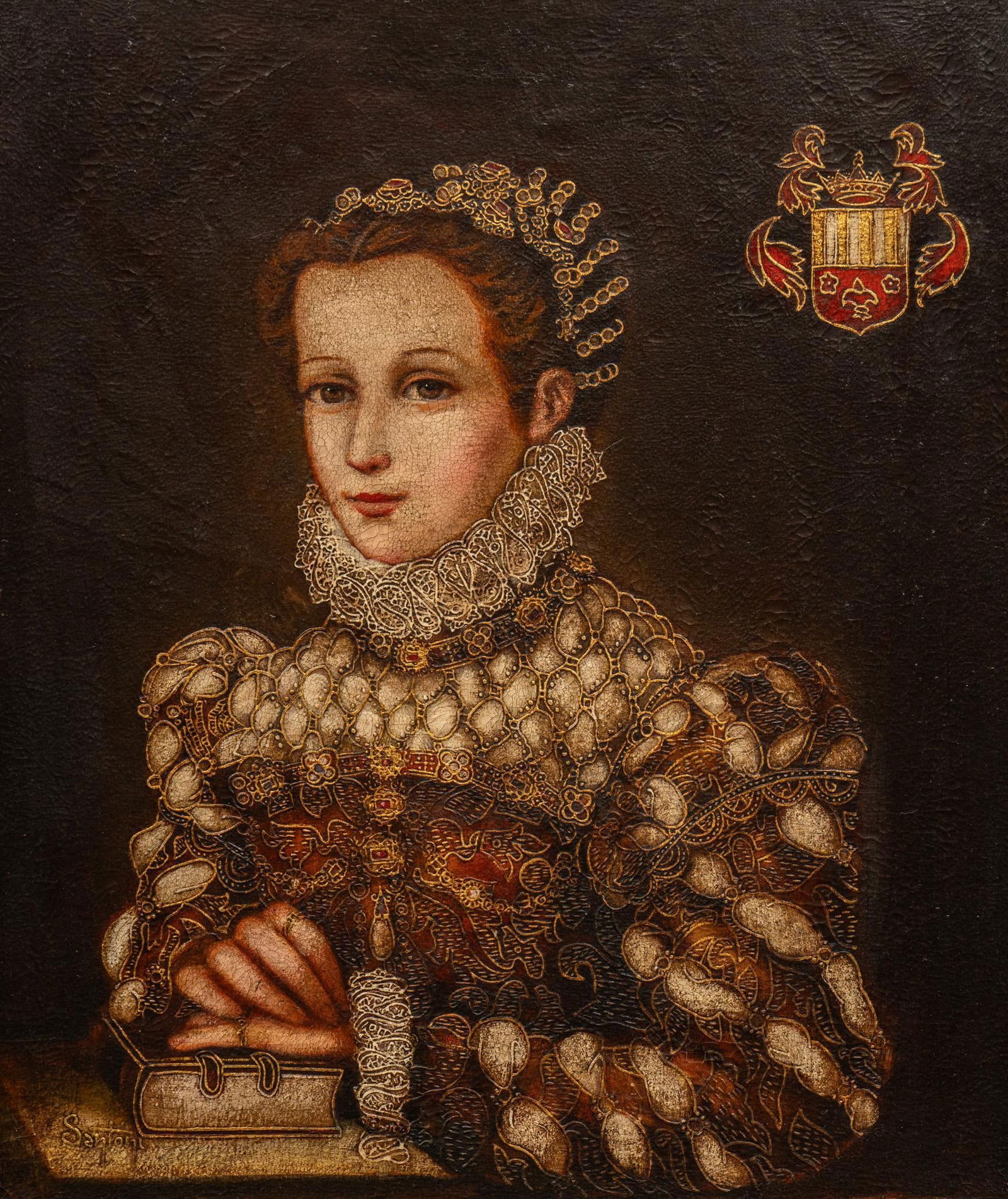Diana Mendoza, Courtly Lady Portrait (1 of 7)