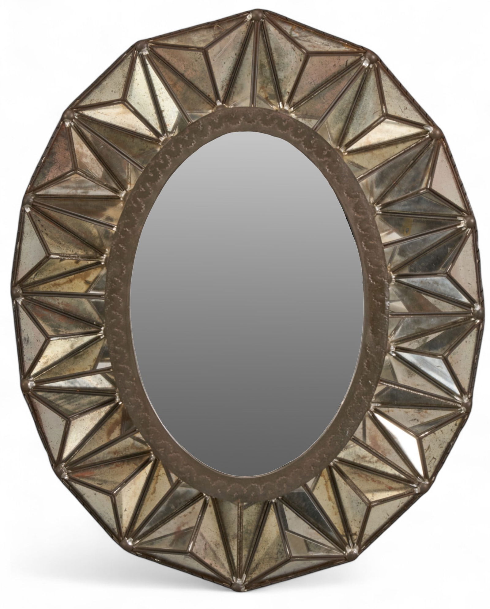 Mexican Folk Art Geometric Wall Mirror (1 of 4)