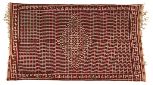 19th c. Double-Sided Saltillo