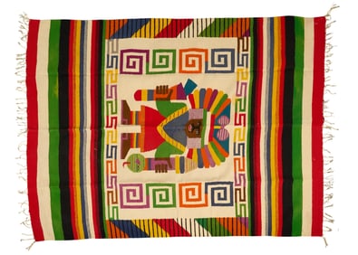 (2) Vintage Mexican Blankets