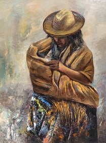 Jose Vives-Atsara, "Madre Indigena", 1961