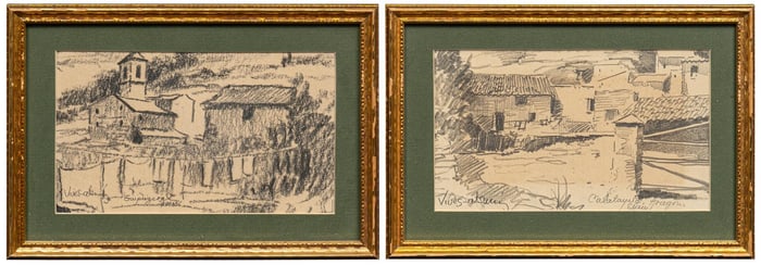 Jose Vives-Atsara, (2) Works on Paper