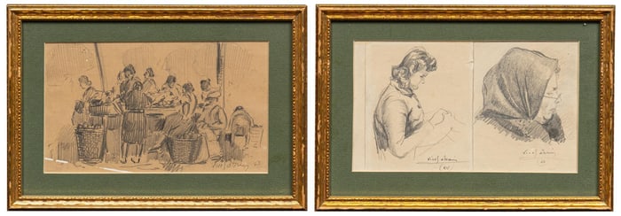 Jose Vives-Atsara, (2) Works on Paper