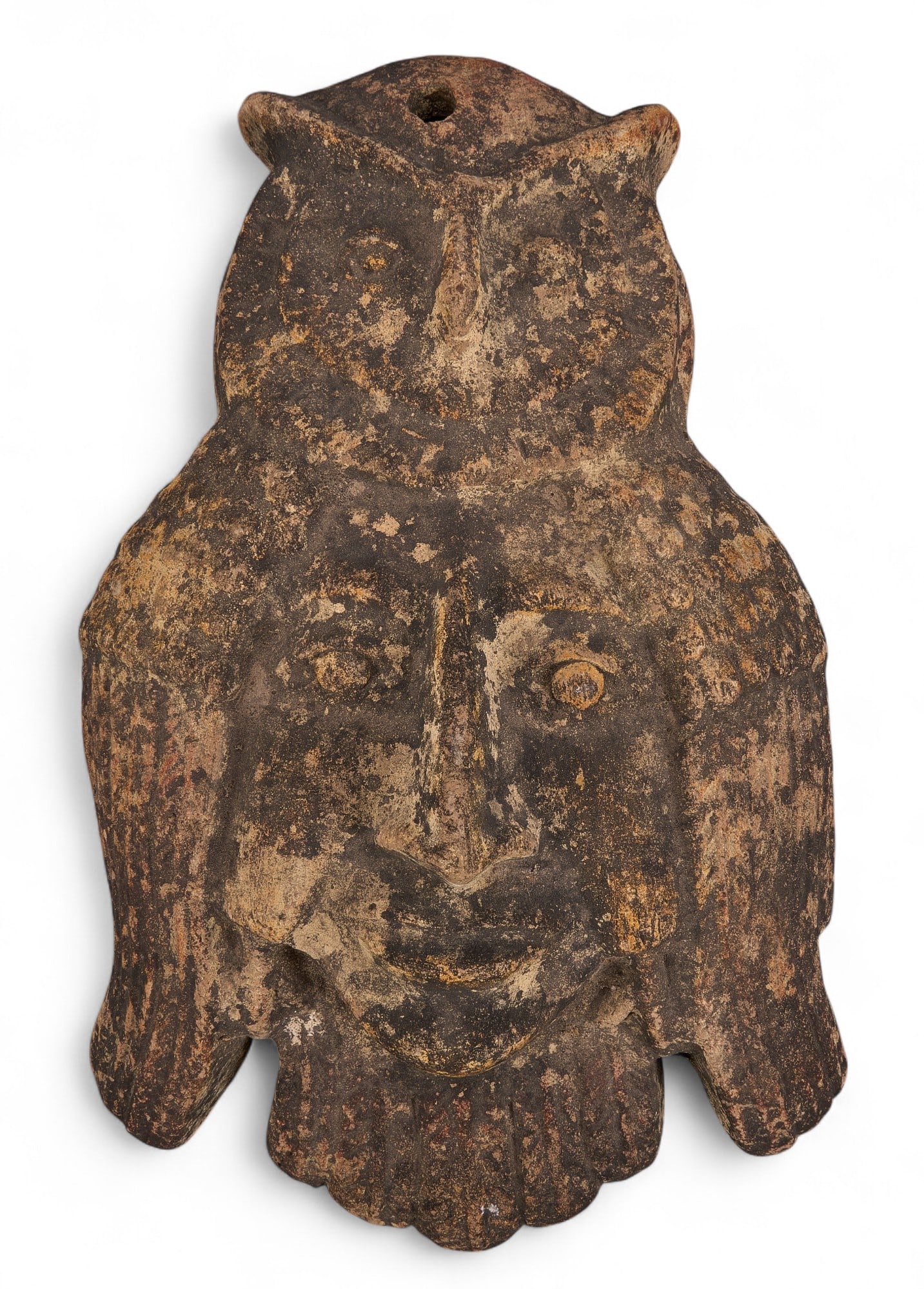 Carved Stone Owl Warrior (1 of 4)