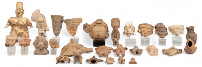 Collection of (28) Pre-Columbian Style Figures