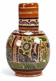 Santos Neri Lucano, Tonala Vase with Cup