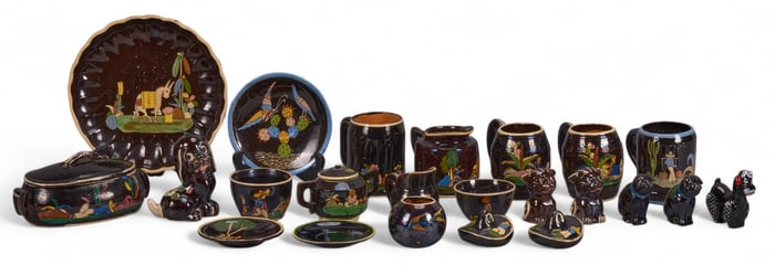 Collection of Black Tonala Kitchenware