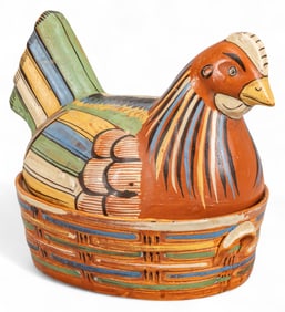 Mexican Ceramic Chicken Casserole Dish