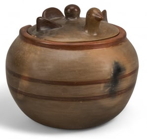 Mexican Folk Art Ceramic Pot