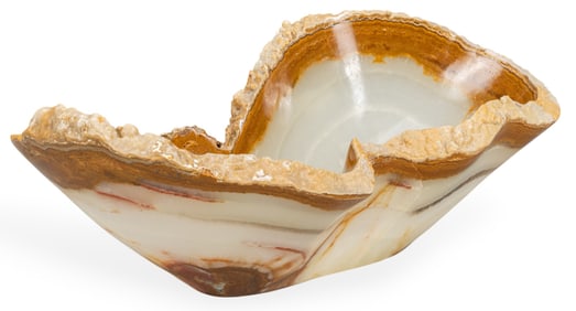 White Onyx Bowl