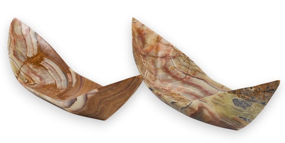 Pair of Onyx Centerpiece Bowls