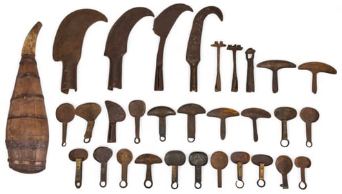 Collection of (30) Pulque Harvest Tools