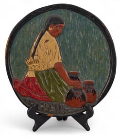 Mexican Bas-Relief Plaque