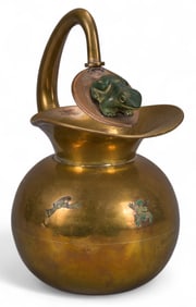 Los Castillos Hand-Made Brass Water Pitcher