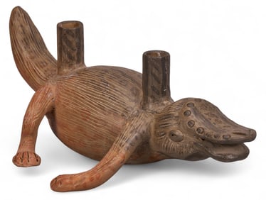 Attrib. Heron Martinez Mendoza, Ceramic Crocodile Candelabra