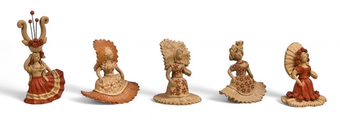 Enedina Vasquez Cruz, (5) Dancing Ladies
