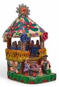 Ocumicho Band and Nativity Scene