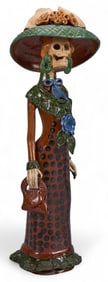 Ceramic Catrina Figure