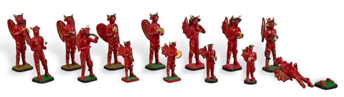 Collection of (14) Musician Diablos