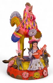 Seteno Familia, Rooster Sculpture