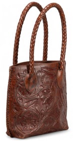 Alejandro Yeo Tooled Leather Bag