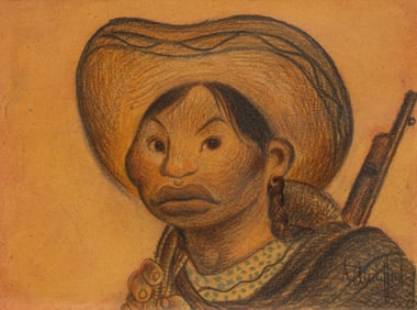 Andres Audiffred, Female Revolutionary Portrait