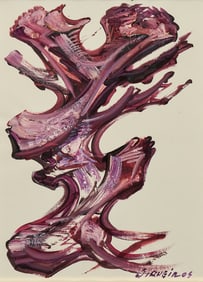 David Alfaro Siqueiros, Abstract Composition in Purple