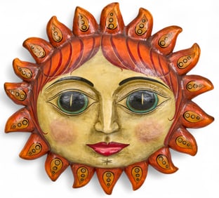 SerMel "Sun Face" Wall Hanging